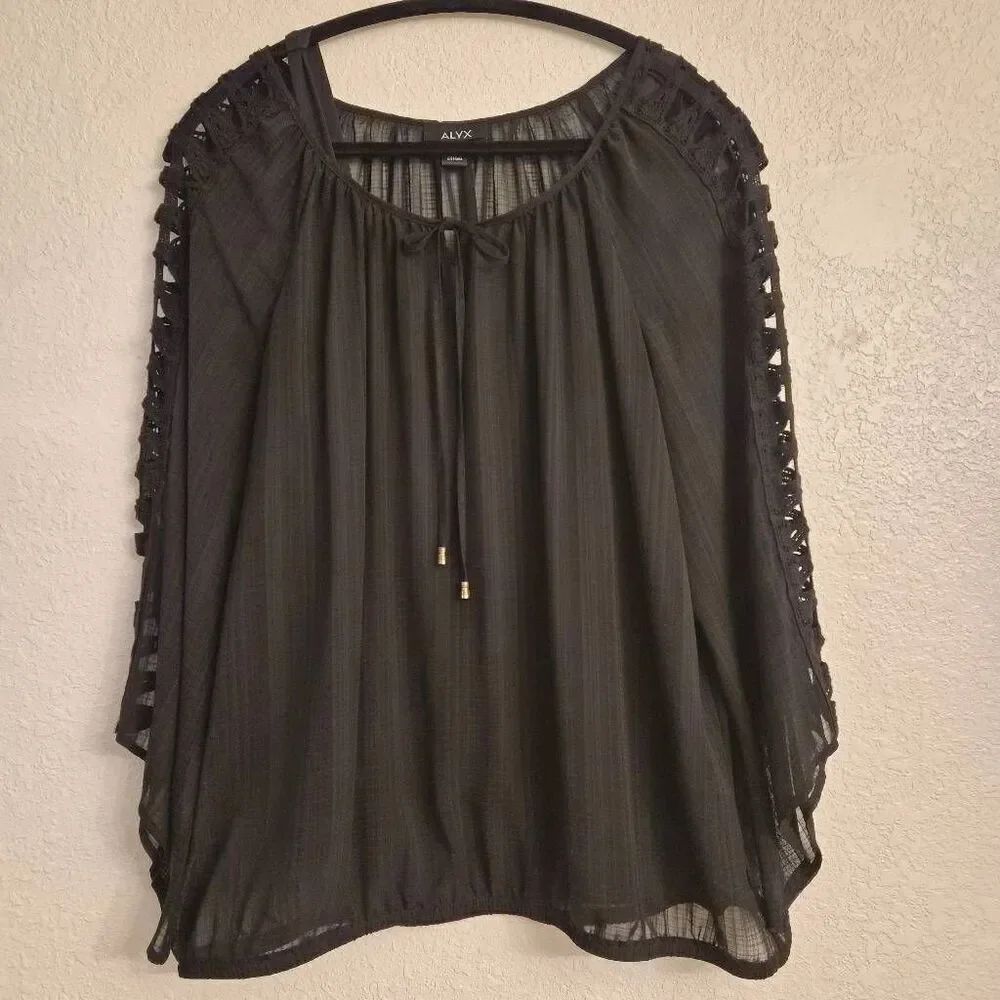 Alyx Flowy Feminine Flirty Blouse w/ Cami: Flattering Fit, Effortless Chic